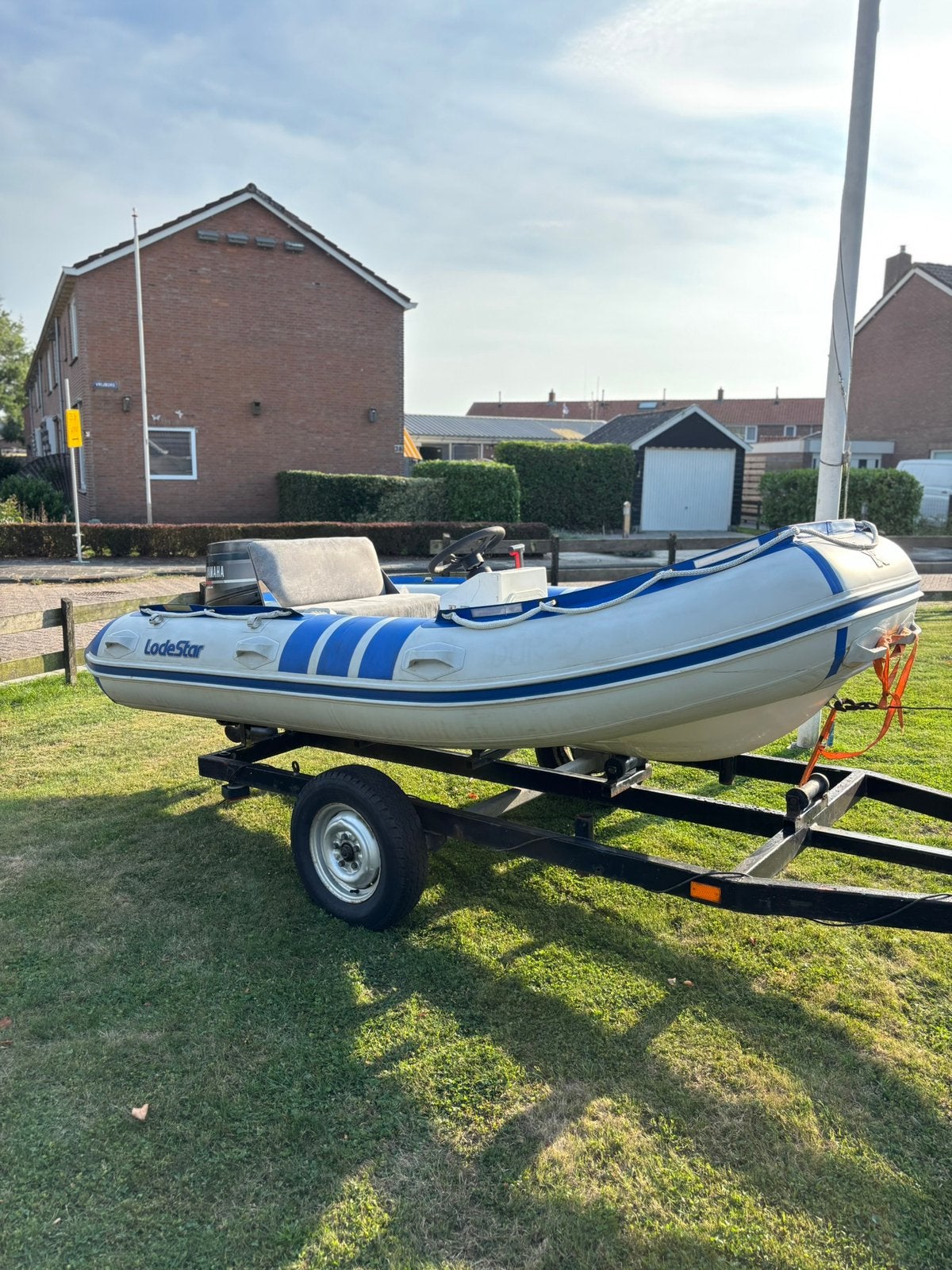 Lodestar RIB 360 met 30 pk yamaha autolube, Watersport en Boten, 4 m, Zo goed als nieuw, Inclusief motor, 30 pk