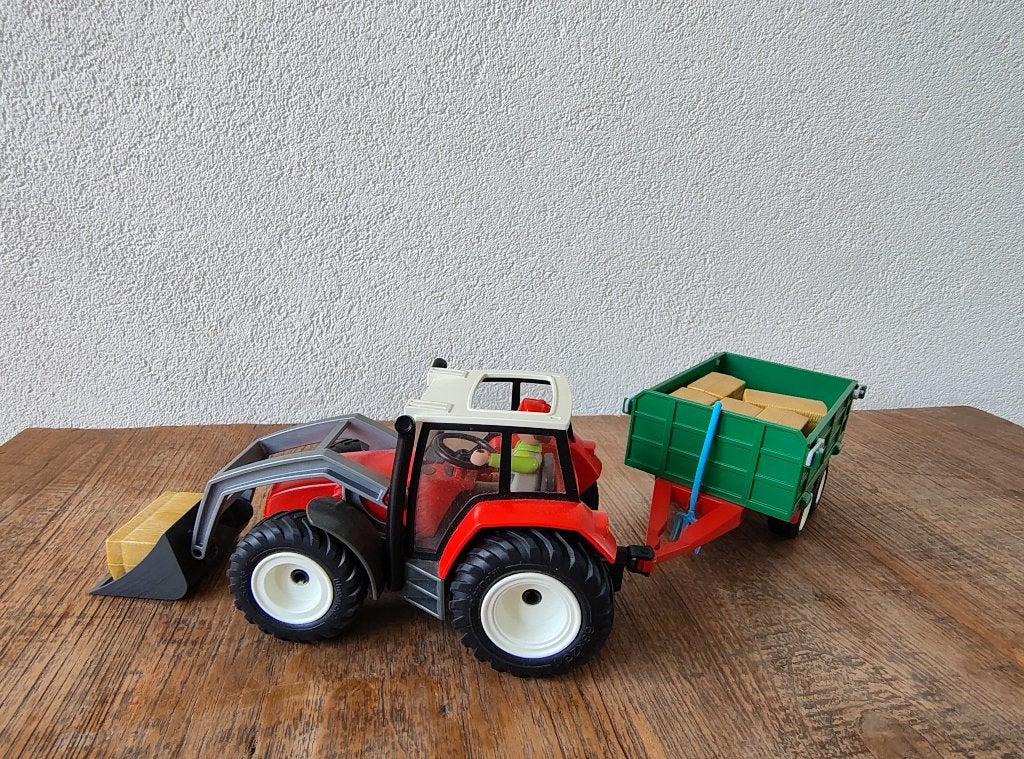 Playmobil tractor met kar 4496, Gebruikt, Verzenden, Voertuig, Country