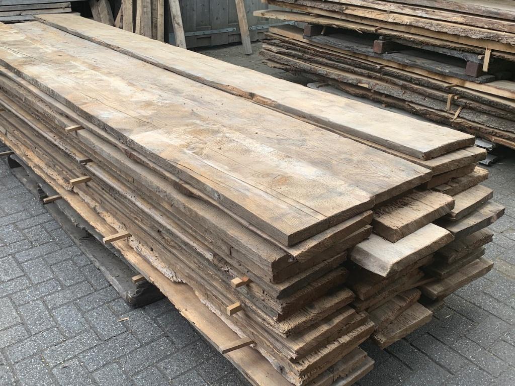 Barnwood authentiek oude planken afkomstig van oude schuur., Ophalen, Gebruikt, Minder dan 25 mm, Plank