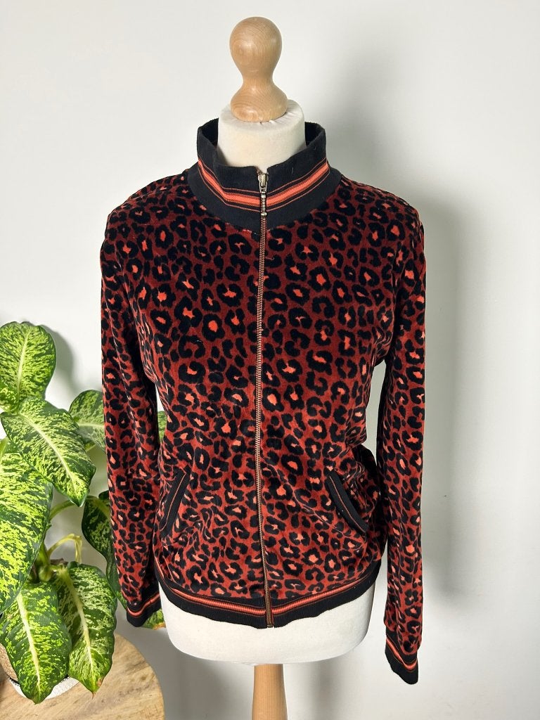 King Louie maat XL panter velvet sportief vest 3435, Maat 46/48 (XL) of groter, Ophalen of Verzenden, Zo goed als nieuw, King Louie