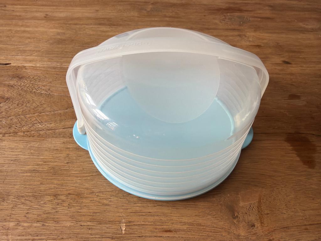 Tupperware Kaasdoos - Blauw/Transparant, Ophalen of Verzenden, Zo goed als nieuw