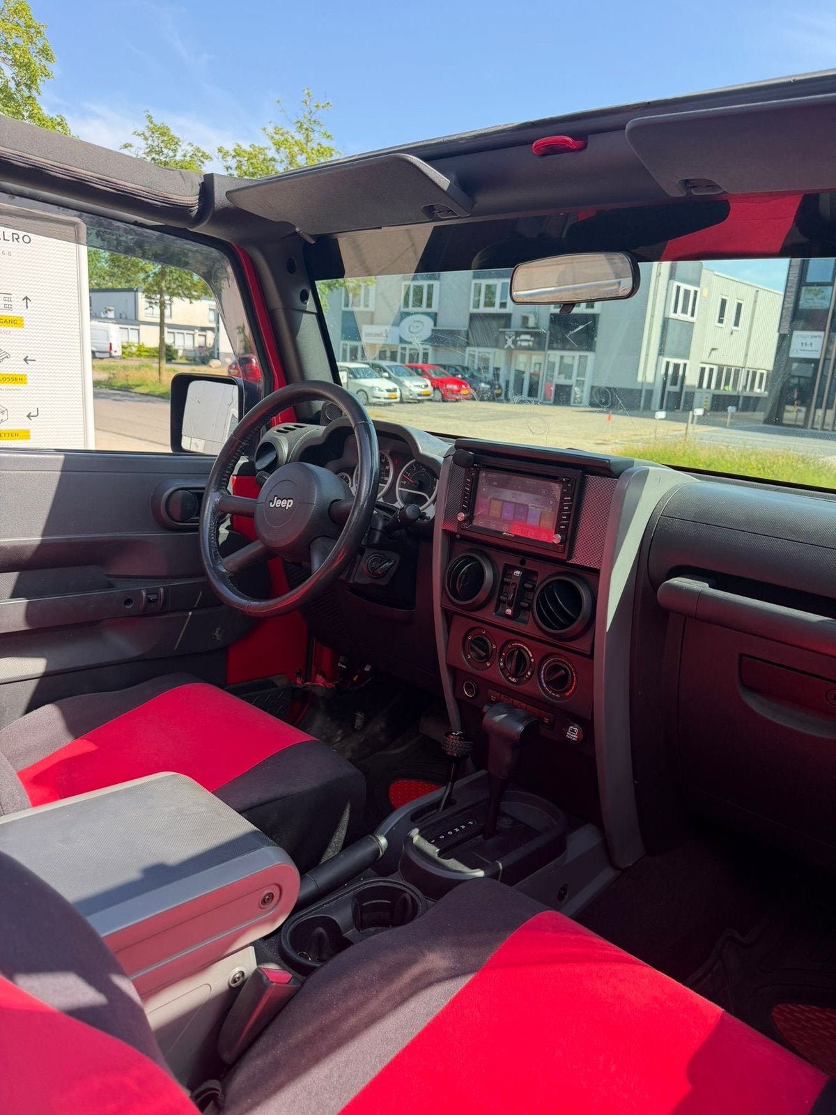 ‼️JEEP WRANGLER JK 3.8 V6 RUBICON YOUNGTIMER HARD/SOFTTOP‼️, Auto's, Jeep, Automaat, Stof, Zwart, Bedrijf