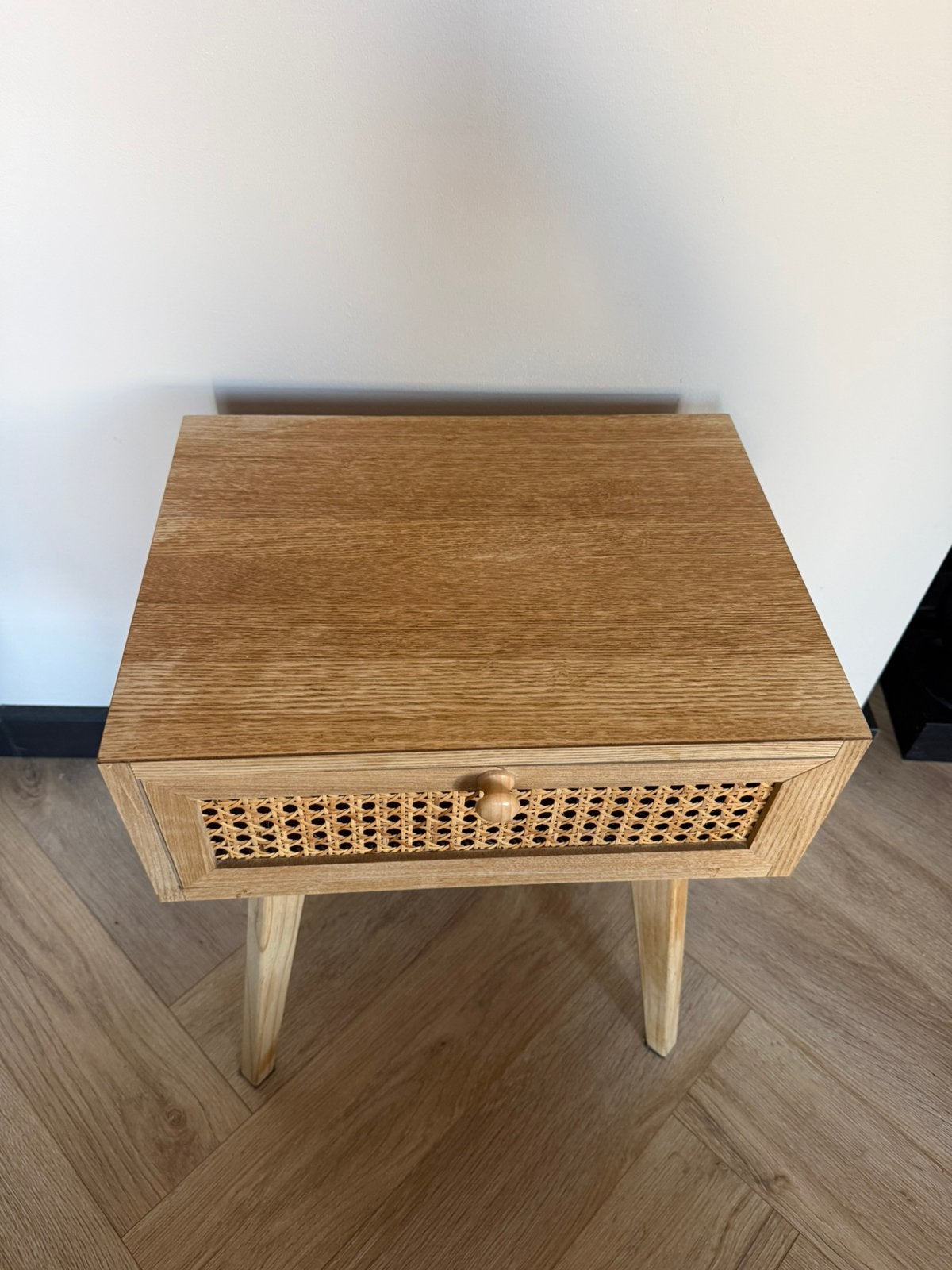 Nachtkastjes rotan Xenos, Ophalen, Gebruikt, Minder dan 45 cm
