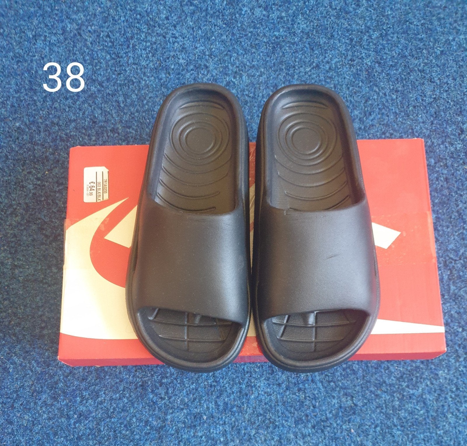 slippers mt 38, Nieuw, Ophalen of Verzenden, Instappers, Zwart
