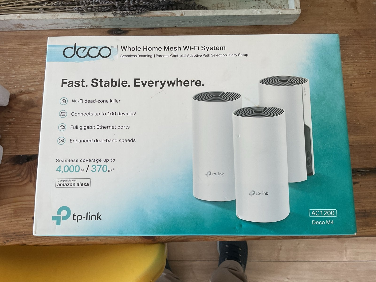 TP-Link Deco M4 (3-pack) Mesh Wi-Fi Systeem AC1200, Ophalen, Nieuw, Router