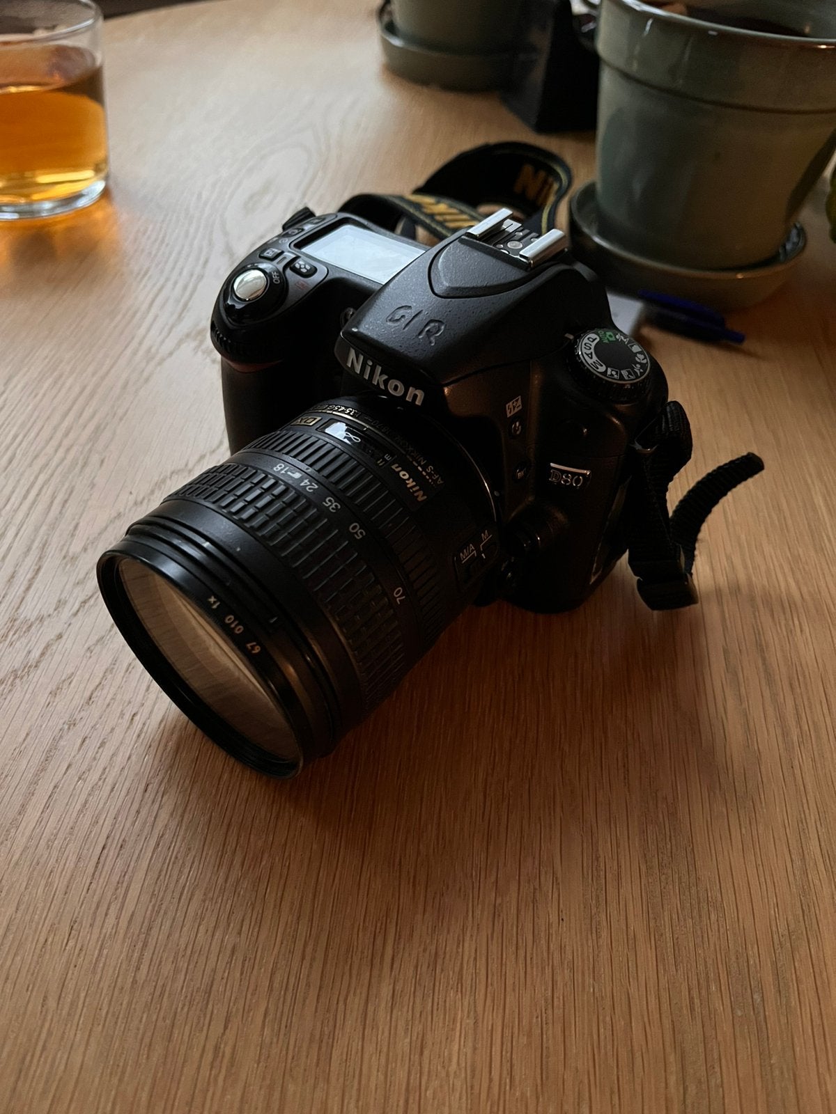 Nikon D80 + AF-S DX 18-70mm ED + Originele accu, Ophalen, Gebruikt, 8 tot 12x