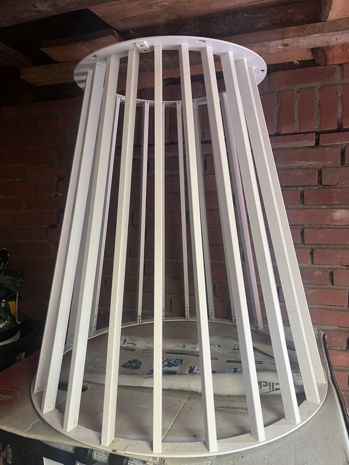 Tafelpoot naturel goods Berlin, Huis en Inrichting, Ophalen, Zo goed als nieuw, Rond, 50 tot 100 cm