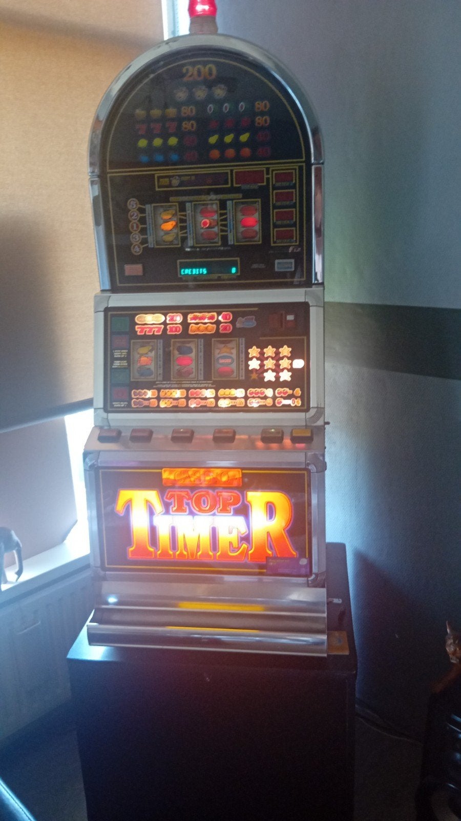 Top Timer Casino Gokkast 1000 Punter - Inclusief Sleutels, Ophalen