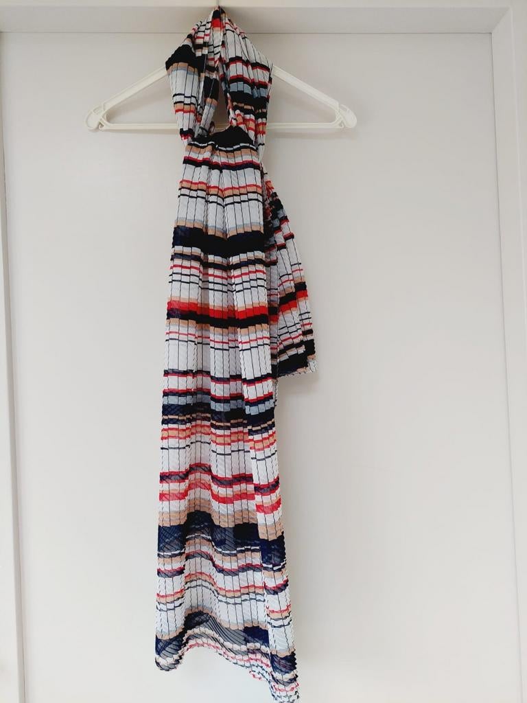 Sjaal rood wit blauw gestreept, leuk voor WK, Kleding | Dames, Mutsen, Sjaals en Handschoenen, Ophalen of Verzenden, Zo goed als nieuw