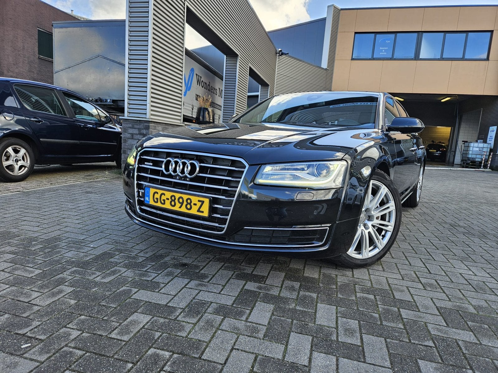 Audi a8, Auto's, Zwart, Leder, Diesel, Particulier