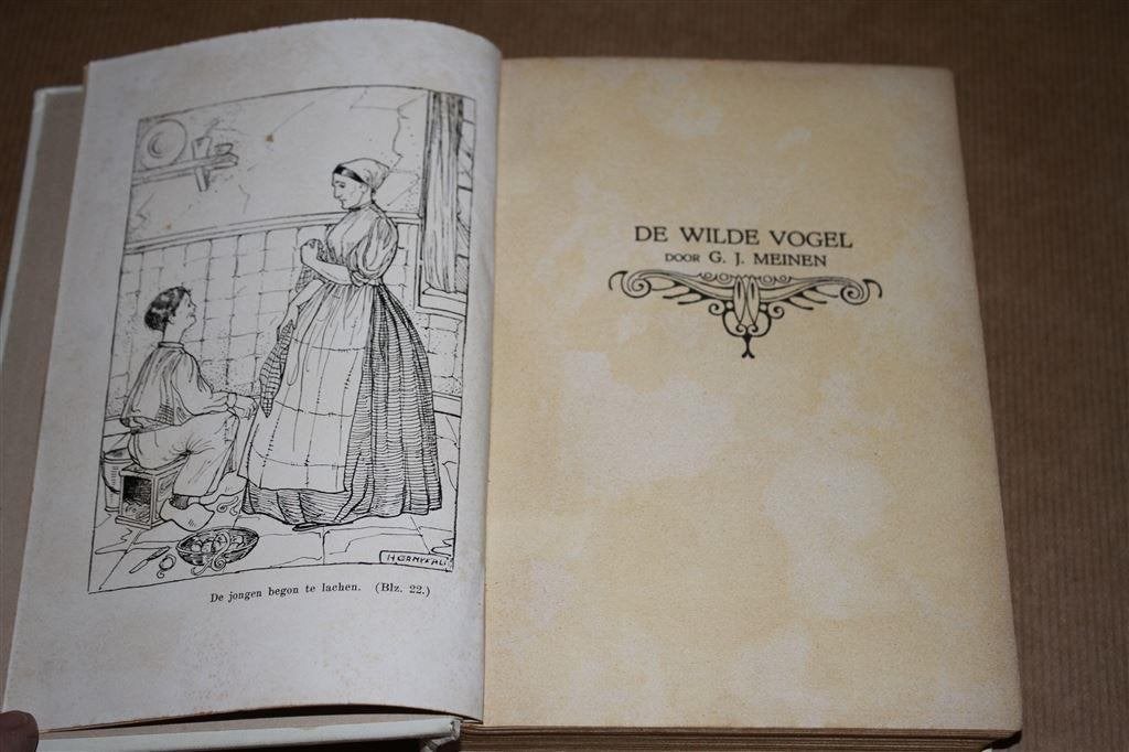 De wilde vogel. G.J. Meinen. Kluitman 1928., Ophalen of Verzenden, Gelezen