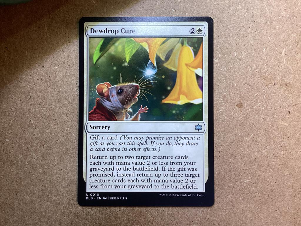 1x Dewdrop Cure [0010] (Near Mint), Ophalen of Verzenden, Zo goed als nieuw, Losse kaart