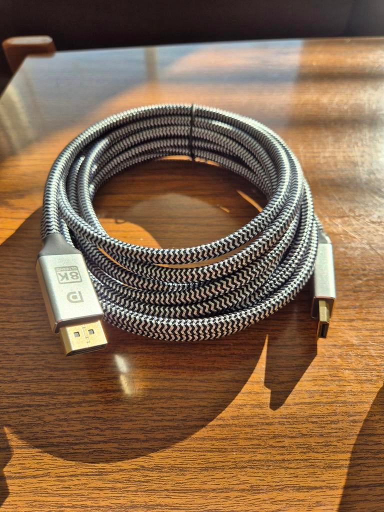 Hoogwaardige 5 meter DisplayPort kabel 8K@60Hz, Verzenden, Nieuw, 5 tot 10 meter, Overige kabels