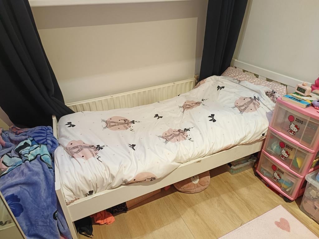 Kinderbed, Ophalen, Gebruikt, 70 tot 85 cm, 140 tot 160 cm