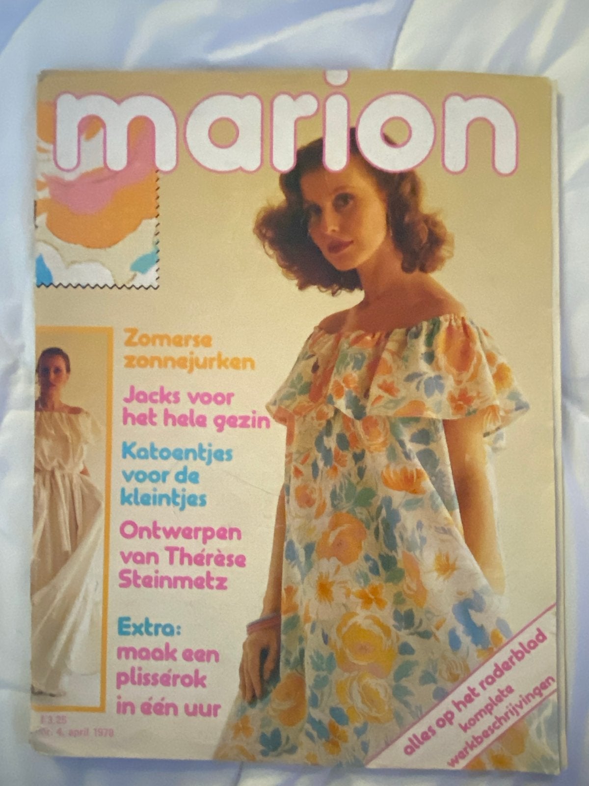 Vintage Marion naaiblad april 1978 compleet met patronen, Marion, Vrouw, Ophalen of Verzenden, Overige typen