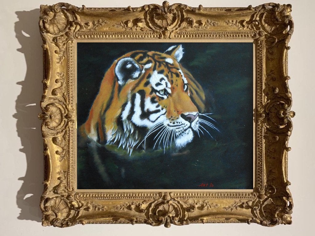 "Tijger" Schilderij, Verzenden