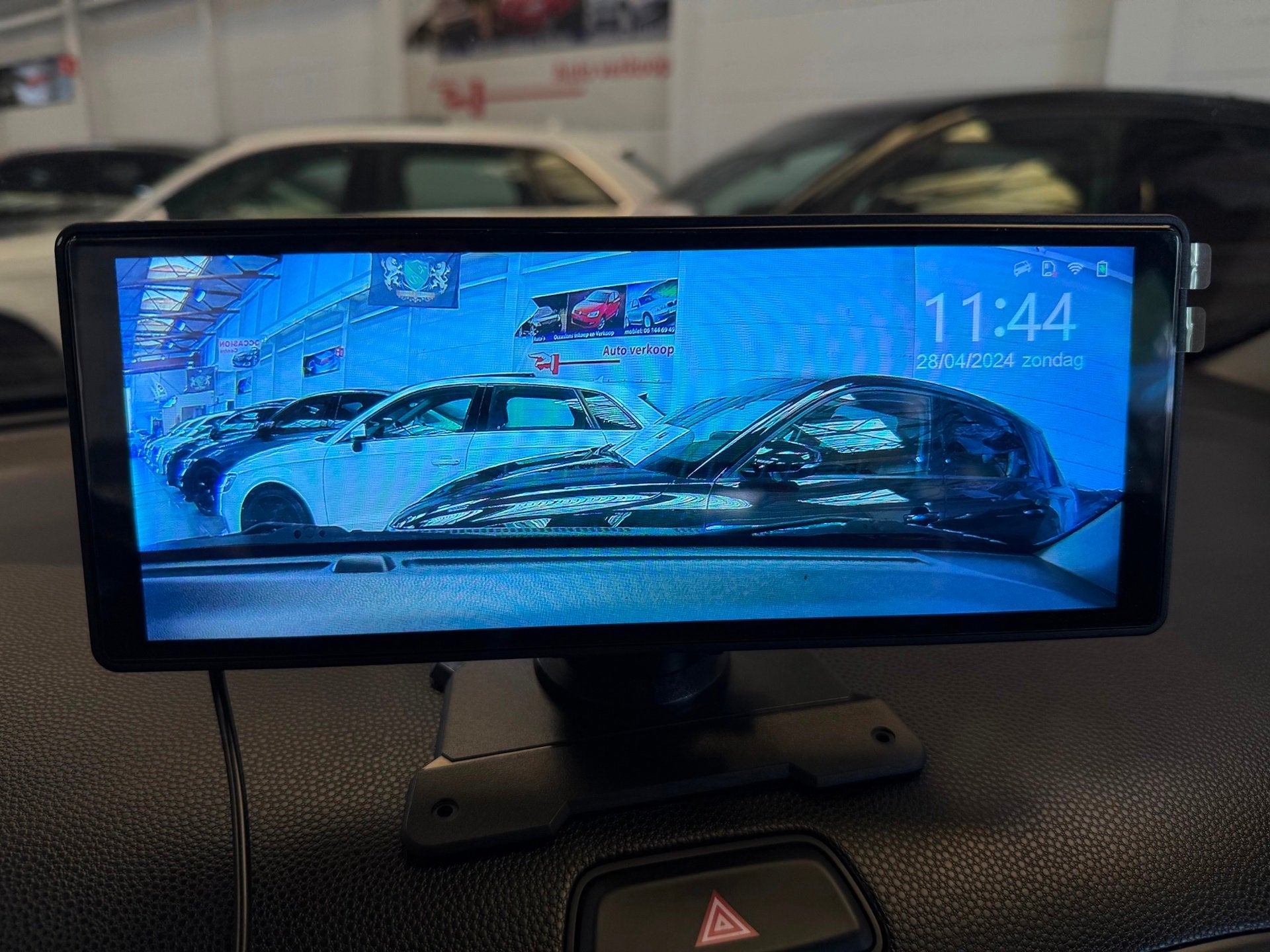 Kia Picanto 1.0 CVVT Comfort Pack AIRCO/CAMERA/NAVI/CARPLAY, Stof, Gebruikt, Zwart, Origineel Nederlands