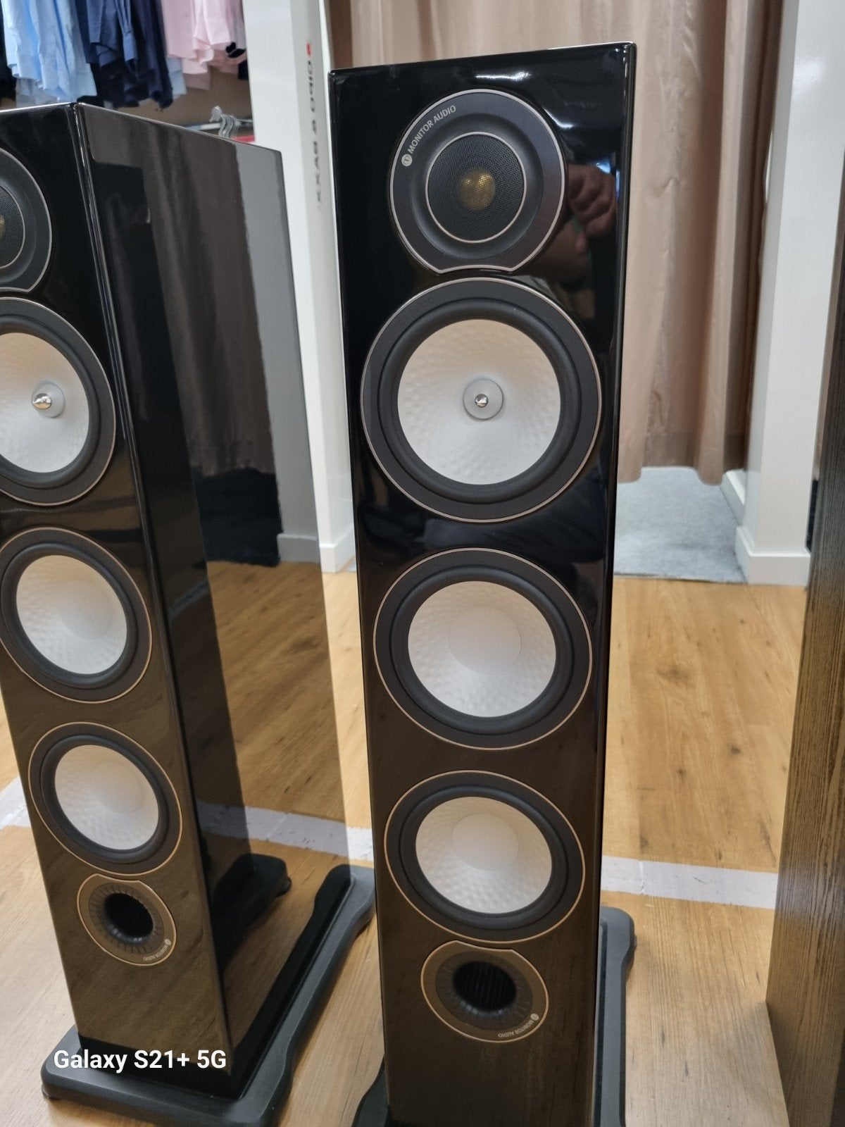 ✅Monitor Audio Silver RX8 Hoogglans Zwart Nieuwstaat!, Stereo speakers, -, -, Zo goed als nieuw