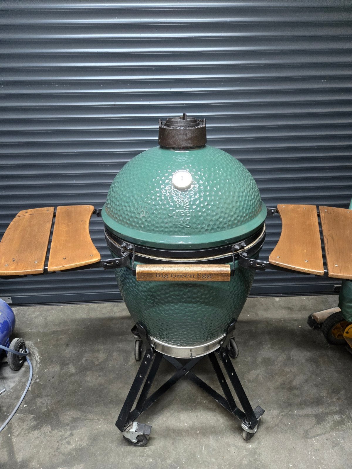 big green egg large, Ophalen, Zo goed als nieuw, Big green egg, Met accessoires