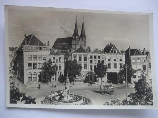 P228 Deventer - Brink met Bergkerk - 1948, Verzenden, 1940 tot 1960, Gelopen, Overijssel