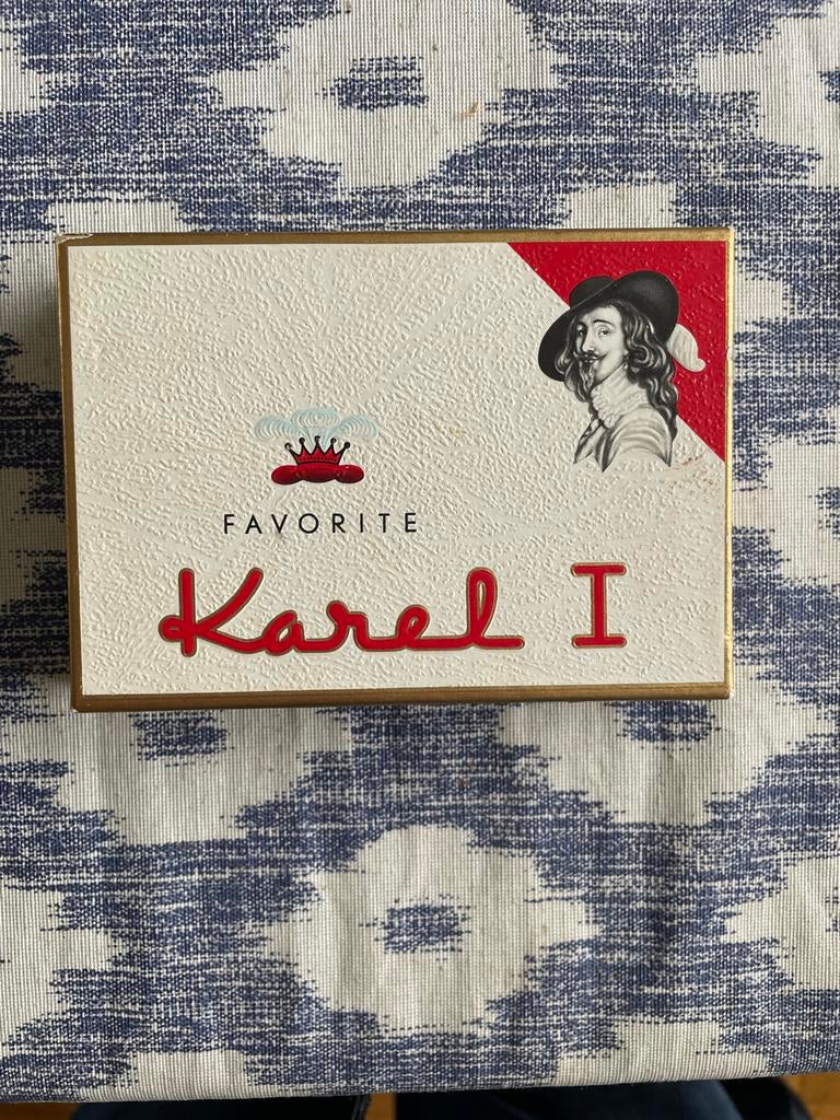 Vintage Karel I sigarenkistje - 20 Senoritas, Ophalen of Verzenden, Gebruikt