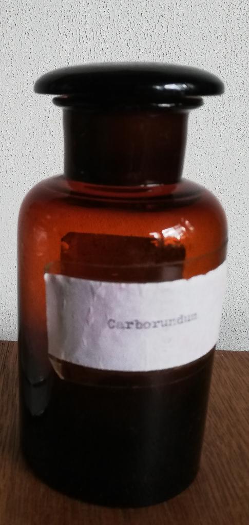 Apothekersfles Carborundum, Ophalen of Verzenden