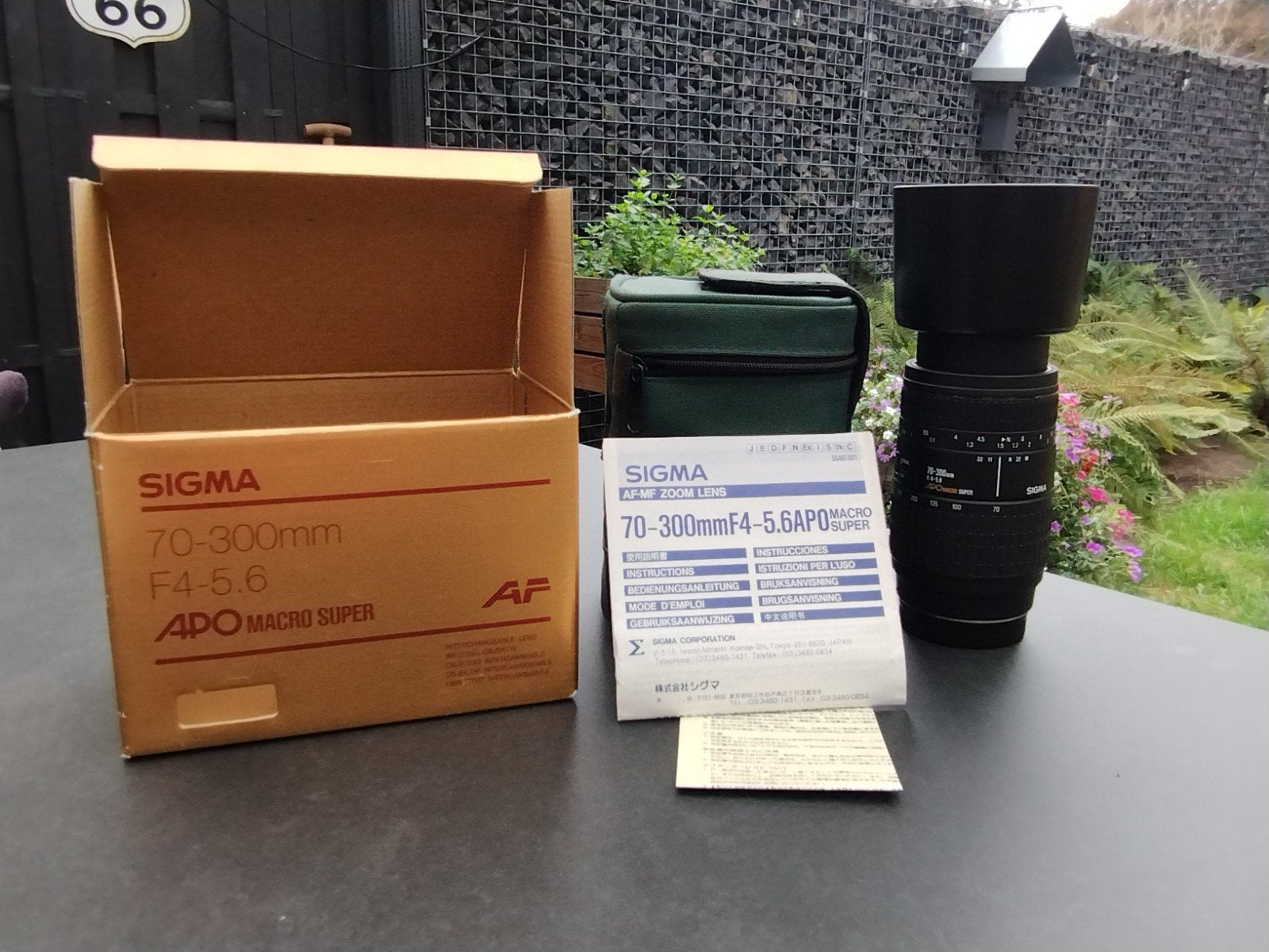 sigma 70-300mm f/4-5.6 APO Sony A/Minolta  vatting, Sigma, Zo goed als nieuw, Macrofunctie, Sony A-mount