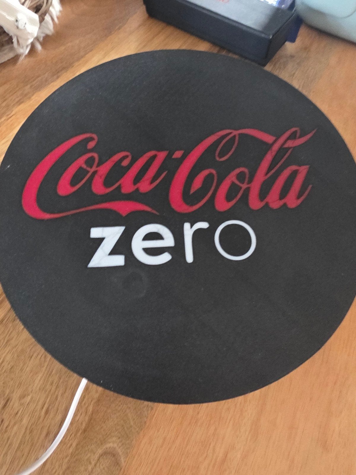 Coca-Cola Zero LED Lichtbord, Ophalen of Verzenden, Zo goed als nieuw