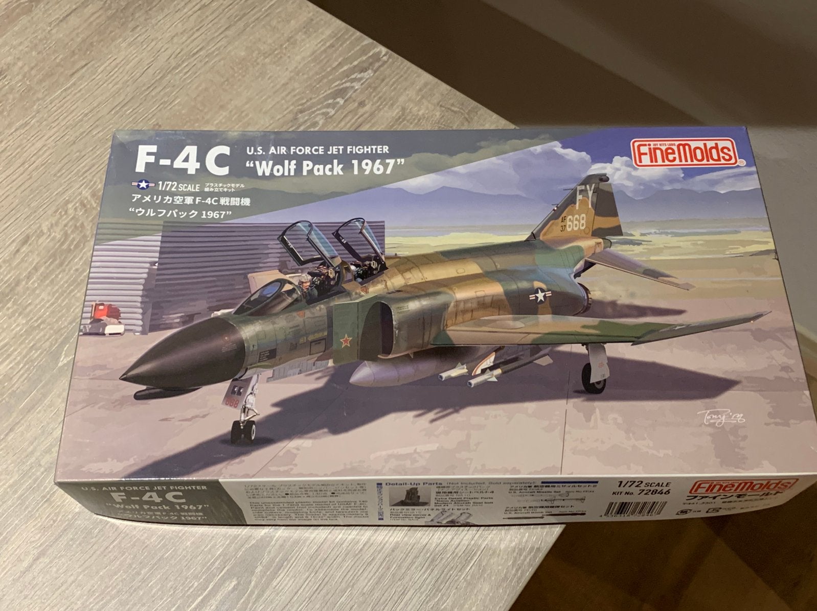 Finemolds F-4C Phantom bouwdoos 1/72, Overige merken, 1:72 tot 1:144, Nieuw, Ophalen of Verzenden