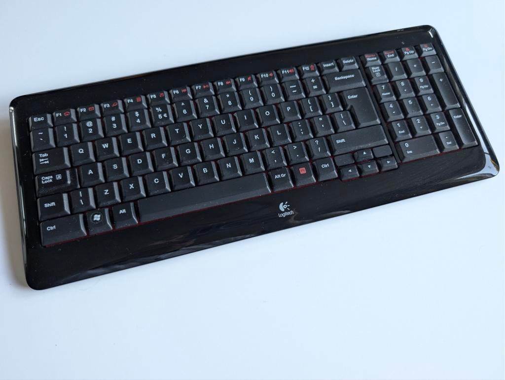 Logitech K270 Draadloos Toetsenbord - QWERTY, Ophalen, Multimediatoetsen, Logitech, Zo goed als nieuw