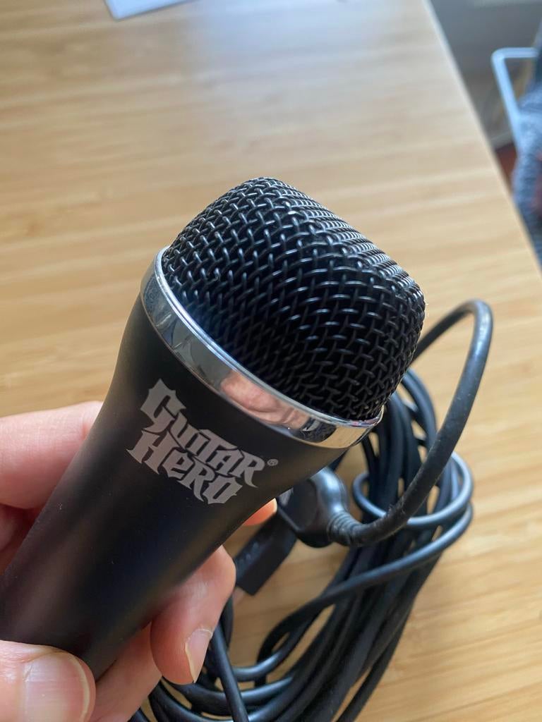 Guitar Hero Microfoon - USB bedraad, Ophalen of Verzenden, Gebruikt, Zangmicrofoon