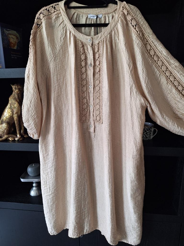 Nieuw zomerjurkje universele maat 40 42 44 46, Made in Italy, Overige kleuren, Maat 42/44 (L), Nieuw
