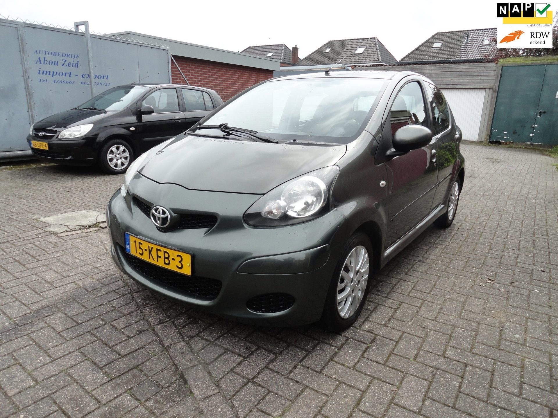 Toyota Aygo 1.0-12V (KM 196191 NAP /LEER AIRCO), Auto's, Toyota, Voorwielaandrijving, Gebruikt, 4 stoelen, 68 pk