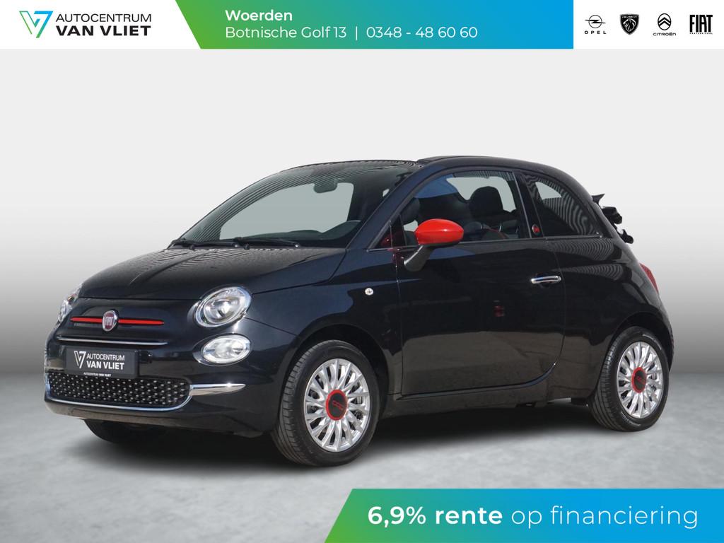 Fiat 500 C 1.0 Hybrid RED Cabriolet, 12 maanden, Stof, Euro 6, 4 stoelen
