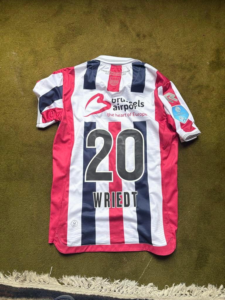 Willem II Thuisshirt 2019-2020 Matchworn Wriedt #20 Maat M, Kleding | Heren, Sportkleding, Maat 48/50 (M), Ophalen of Verzenden