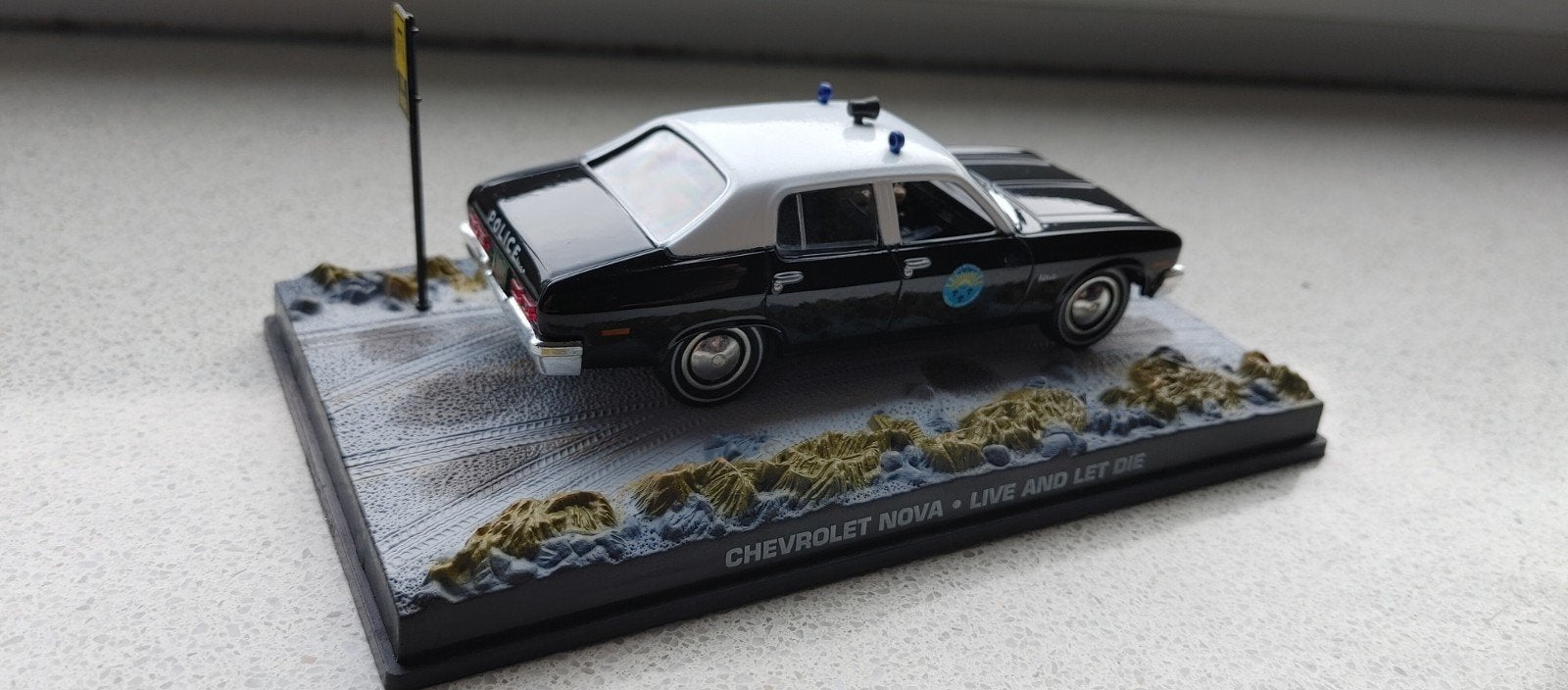 James bond Collection 1:43 Chevrolet Nova police, Verzenden, Zo goed als nieuw, Auto, Overige merken
