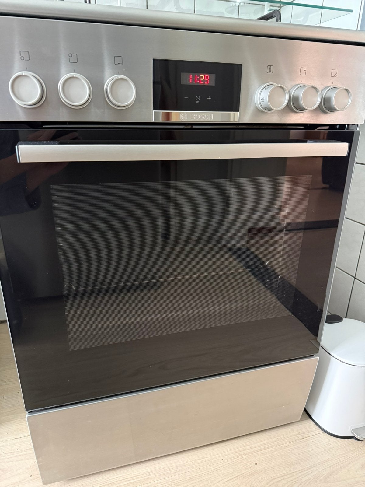 Gasfornuis bosch, Ophalen, Hete lucht, 60 cm of meer, 4 kookzones