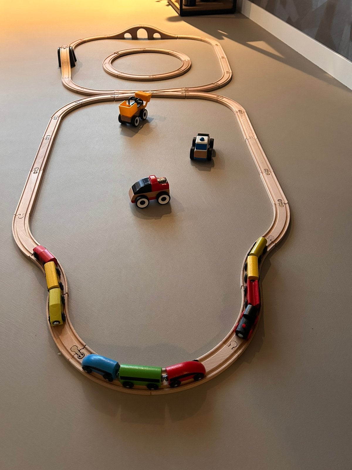 Ikea houten treinbaan 43 delig, Kinderen en Baby's, Ophalen, Zo goed als nieuw