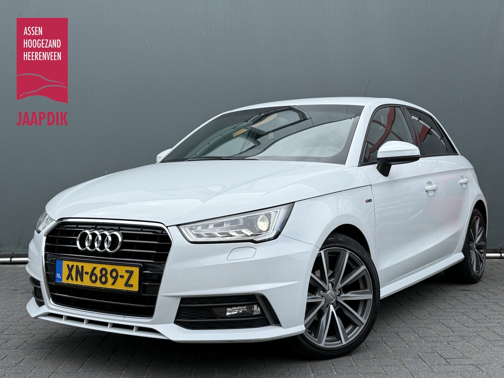 Audi A1 Sportback BWJ 2019 1.0 TFSI 96 PK S-LINE HALF LEDER, Auto's, Audi, Voorwielaandrijving, 4 stoelen, Leder en Stof, Origineel Nederlands