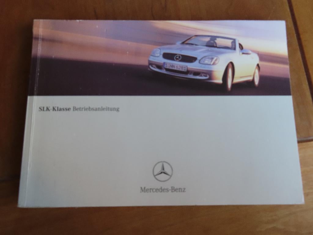 Instructieboek Mercedes SLK 200 K, 230 K, 320 V6, 32AMG 2001, Ophalen of Verzenden