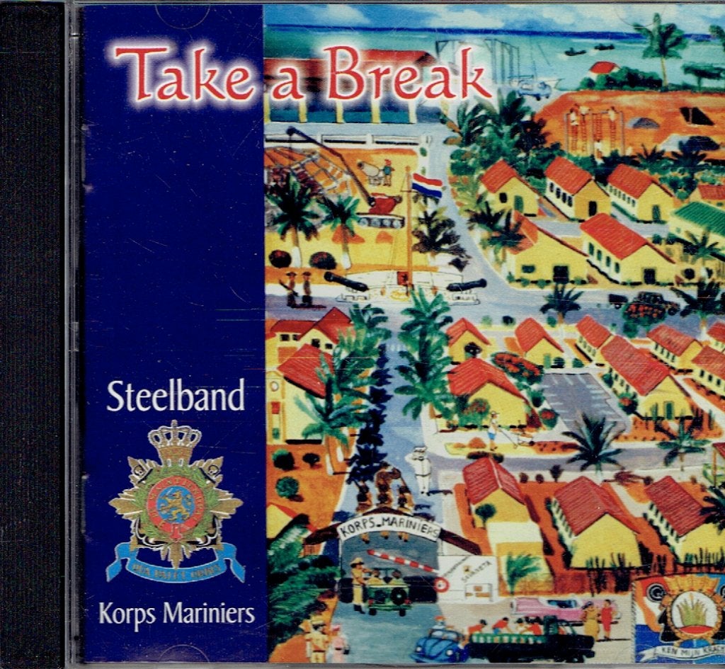 Hafabra - Steelband Korps Mariniers - Take a Break CD, Ophalen of Verzenden, Zo goed als nieuw, Overige genres, Inclusief doosje