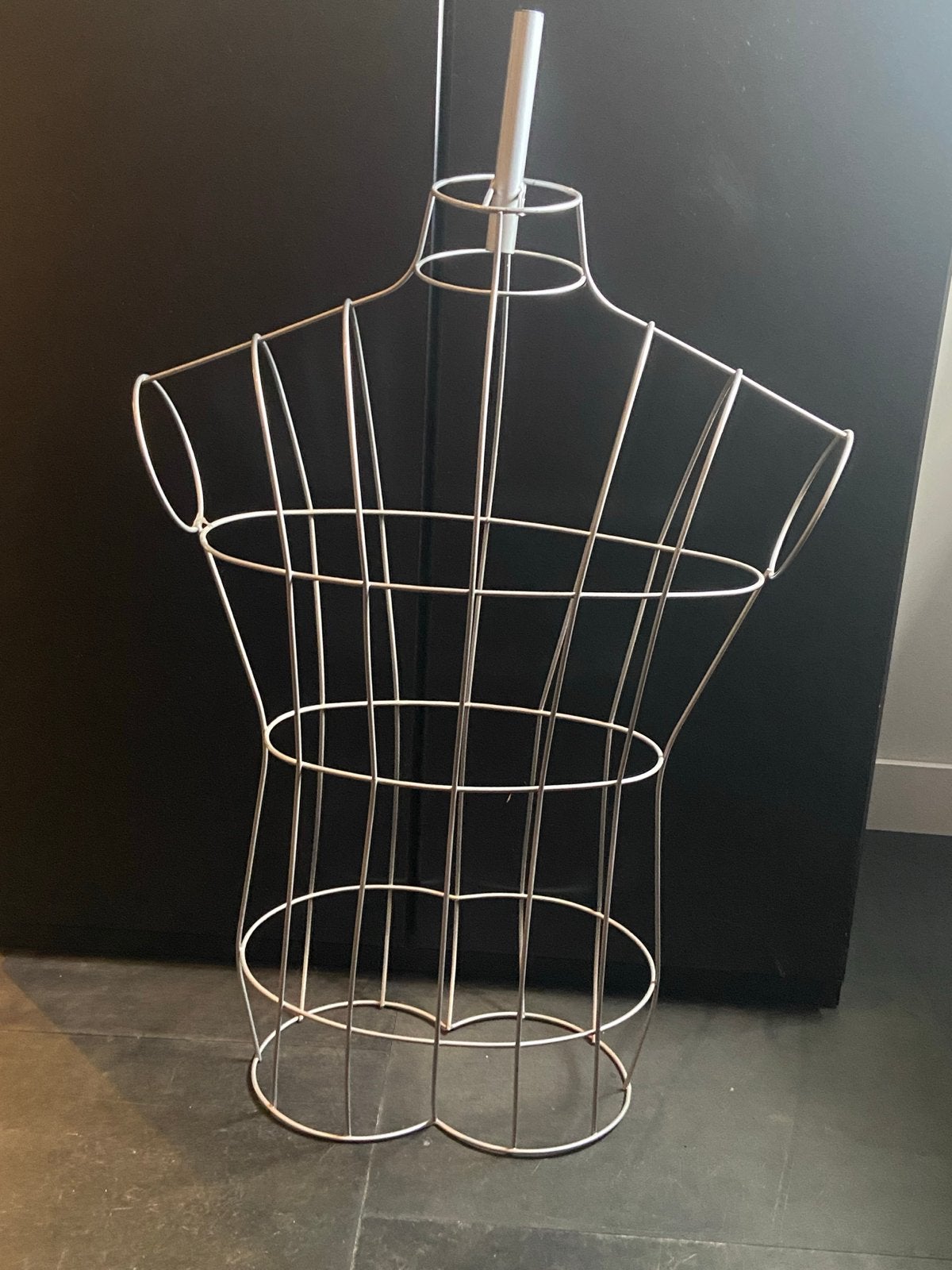 Metalen Buste Paspop - Dames & Heren - 83x50 cm, Ophalen, Zo goed als nieuw, Metaal, Industrieel