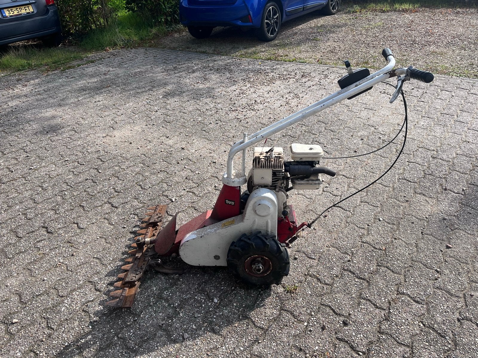 Tielbürger Balkmaaier T45 met Briggs & Stratton motor, Ophalen, Gebruikt, Balkmaaier, Benzine-grasmaaier