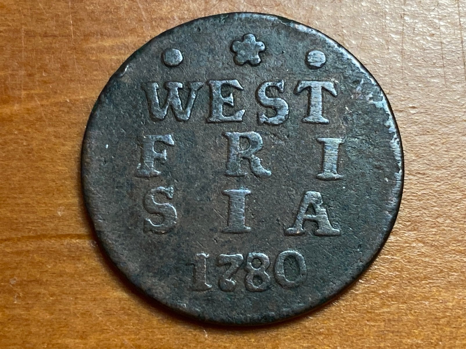 West-Frisia, duit 1780, Ophalen of Verzenden, Vóór koninkrijk, Overige waardes, Losse munt