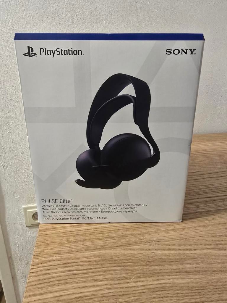 PS5 Pulse Elite Headset BLACK (nieuw, gesealed!), Ophalen of Verzenden, Nieuw