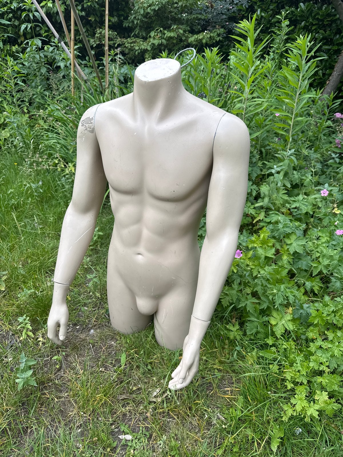 Etalagepop man romp met lichte beschadiging, Ophalen, Gebruikt