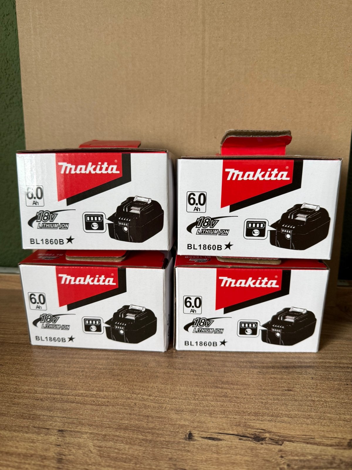 Makita accu’s 18v 6.0ah, Doe-het-zelf en Verbouw, Gereedschap | Handgereedschap, Verzenden, Nieuw, Overige typen, Makita