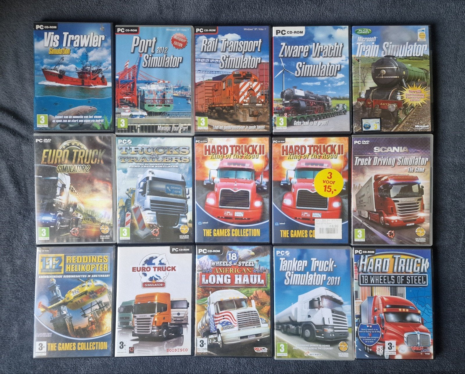 Diverse PC Simulator Games, Online, Gebruikt, 1 speler, Ophalen of Verzenden