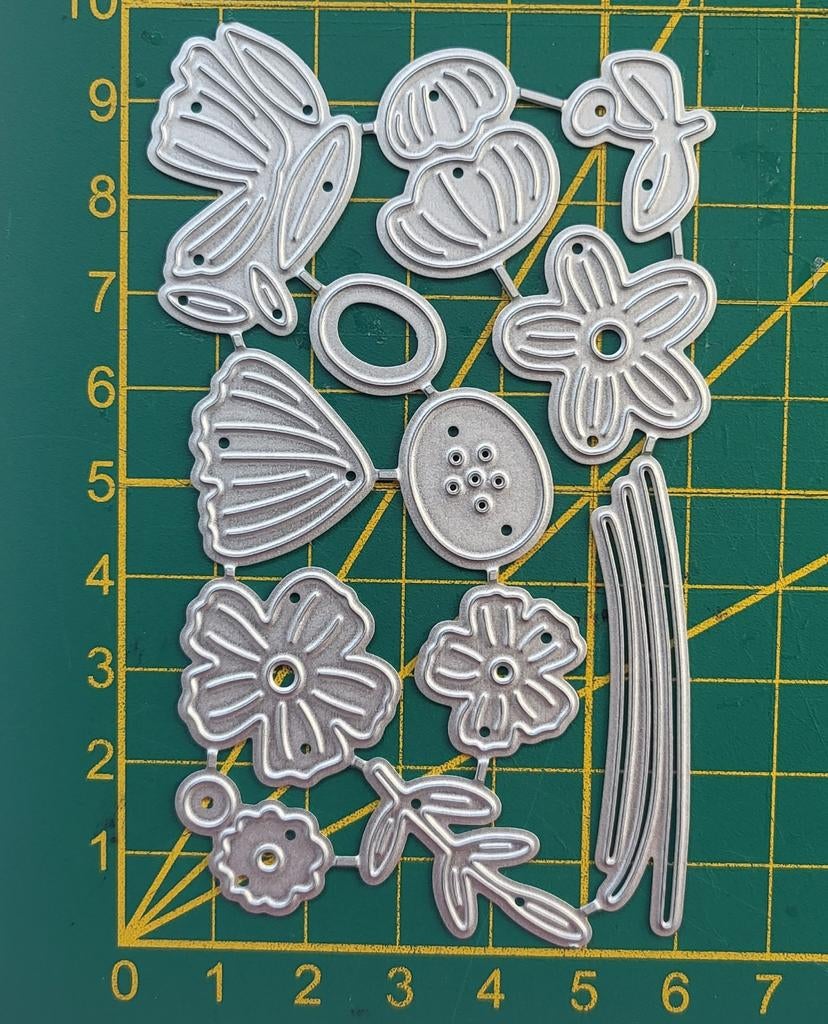 Snij en Embossingmal bloemen, Ophalen of Verzenden, Nieuw, Overige thema's, Pons of Mal