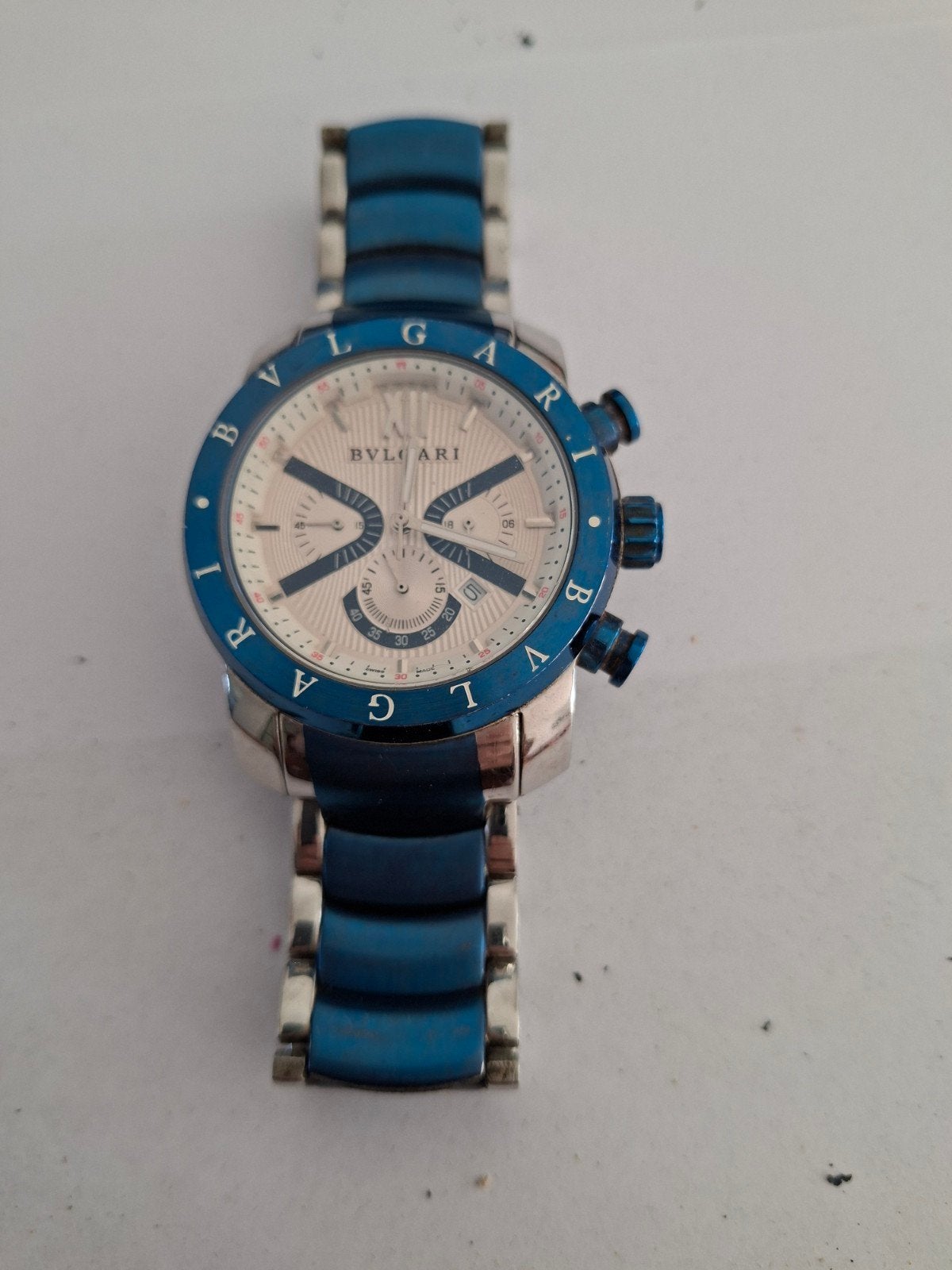 Bvlgari horloge in zeer goede staat, Ophalen, Staal, Staal, Polshorloge